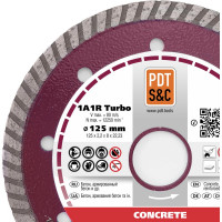 Диск алмазный отрезной Turbo Concrete 810200TCRTu 1A1R (125х2.2х8х22.2 мм) ПАИ 4820235010010