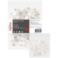 Коннекторы SUPRLAN, 8P8C U/UTP Cat.6 50U RJ-45 100 pcs 10-0208