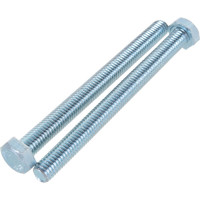 Болт с ш/г VIPкрепеж DIN 933 (558) полная резьба 8х90 2шт 26901 VIP