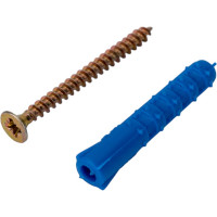 Набор крепления плинтусов VIPкрепеж 6/35 дюбель ежик 25шт/25шт 23904 VIP