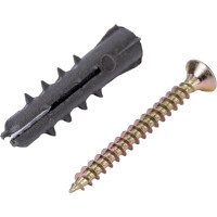 Набор крепления плинтусов VIPкрепеж 6/30 дюбель ежик 30шт/30шт 23902 VIP