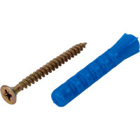 Набор крепления плинтусов VIPкрепеж 8/50 дюбель ежик 14шт/14шт 23908 VIP