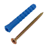 Набор крепления плинтусов VIPкрепеж 8/60 дюбель ежик 12шт/12шт 23014 VIP