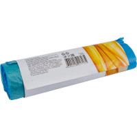 Мешки синие для мусора с завязками (20 шт; 35 л) Рыжий кот 310326