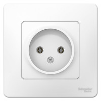Розетка Systeme Electric BLANCA без заземления без шторок БЕЛЫЙ BLNRS000011