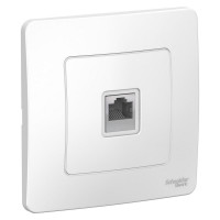Компьютерная розетка Systeme Electric BLANCA RJ45, категория 5E, БЕЛЫЙ BLNIS045001
