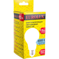 Светодиодная лампа Eurolux LL-E-A60-13W-230-4K-E27/груша, 13Вт, нейтральный, Е27 76/2/18