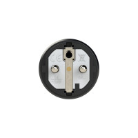 Кабельная вилка PCE 16А, 250V, 2P+E, IP54, корпус черный, маркер красный 0521-sr