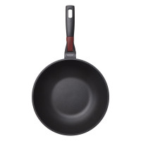 Сковорода-вок NADOBA VILMA с антипригарным покрытием и съёмной ручкой, 28 см, 728222