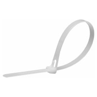 Нейлоновый многоразовый хомут STEKKER 8x250 мм, белый, NYCT80-250  39083