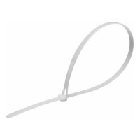 Нейлоновый многоразовый хомут STEKKER 8x400 мм, белый, NYCT80-400 39085