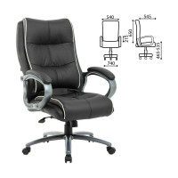 Компьютерное офисное кресло руководителя BRABIX PREMIUM Strong HD-009, НАГРУЗКА до 200 кг, экокожа 531945