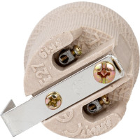 Патрон Uniel ULH-E27P-Ceramic, керамический, с держателем, Цоколь Е27 11023