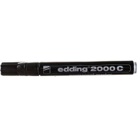 Перманентный маркер для надписей и рисования Edding 1,5-3 мм Черный, E-2000C#1