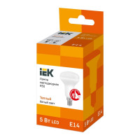Светодиодная лампа IEK ECO R50 рефлектор 5Вт 230В 3000К E14 LLE-R50-5-230-30-E14