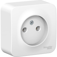 Розетка Systeme Electric BLANCA без заземления, без шторок, белый BLNRA000101