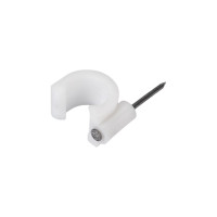 Круглая скоба для кабеля Невский Крепеж А10 мм 50 шт. 800447