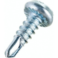 Саморез клоп VIPкрепеж белый, сверло, 3.8х11, 18 шт. 10301 VIP