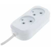 Удлинитель STEKKER 2 гнезда б/з 2x0,75,  7м, серия Home HM01-20-07, Ух-10 39204