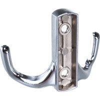 Крючок Tech-Krep/Zitar с перфорацией, 2-х рожковый, хром 1 шт. 129909
