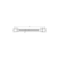 Душевой шланг Aquanet AF210-97S Steel 150 см, сталь, сатин 00245420