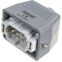 Вилка Emas 6 полюсов, 16А, 400В. EBM06FU30