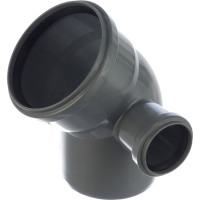 Отвод LAMMIN 110х45°, с правым патрубком 50 мм Lm35041050451