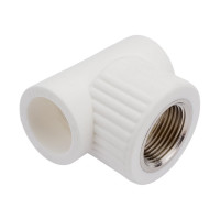 Тройник LAMMIN PPR комбинированный, ВР 25х3/4" Lm31047025020