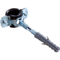 Металлический сантехнический хомут СВК 20-24, 1/2 дюйма, гайка М8, в комплекте SVK-F015М8 Н0000006624