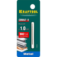 Сверло по металлу COBALT HSS-Co 8% сталь М42 (1х40 мм) Kraftool 29656-1