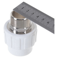 Комбинированная муфта LAMMIN PPR НР 32х1" под ключ Lm31042032025