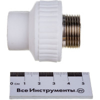 Комбинированная муфта LAMMIN PPR НР 20 х 3/4" Lm31041020020