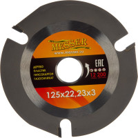 Диск универсальный ТСТ (125х22.2х3 мм; Z3) для УШМ MESSER 10-40-333