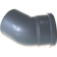 Отвод внутренней канализации LAMMIN 110х45 градусов Lm35040011045