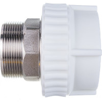 Комбинированная муфта PPR LAMMIN НР, 63х2", под ключ Lm31042063050