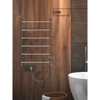 Полотенцесушитель INDIGO Line electro 80/50 (скр.монтаж, унив.подкл.R/L, полиров.) LСLE80-50R