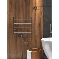 Полотенцесушитель INDIGO Line electro 50/40, (скр.монтаж, унив.подкл.R/L, полиров.) LСLE50-40R