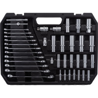 Набор инструмента Эврика 1 2" 1 4" 3 8"DR 6-гранный 216пр. ER-80216 806612