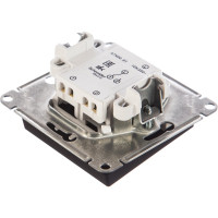 Переключатель Systeme Electric ATLASDESIGN, 1-клавишный, сх6, 10АХ, механизм, карбон, ATN001061
