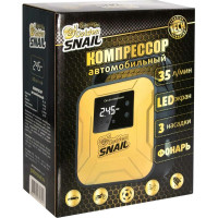 Автомобильный компрессор с фонарем и цифровым дисплеем, 35 л Golden Snail GS9227