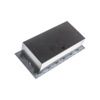 Выдвижная встраиваемая розетка Mebax MX-226 3 секции Серебро Полуавтоматический 212х60мм, 00-00001186