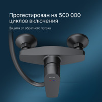 Смеситель для душа AM.PM Gem черный F90A20022