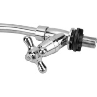 Смеситель stOmega Омега моно, крест, пластиковый, хром Н-1001