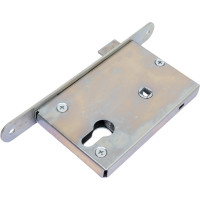 Врезной замок ЗЕНИТ Омега-ЗВ4.2.02 коричневый эконом 23113