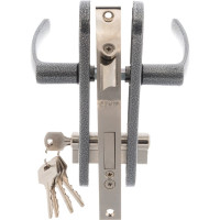 Врезной замок ЗЕНИТ ЗВ7-70.04-02 серебро 28015