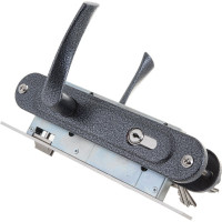 Врезной замок ЗЕНИТ ЗВ4-85.3 серебро 28019