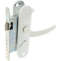 Врезной замок ЗЕНИТ Омега-ЗВ9.1-02ЗВ9.2 белый 19504