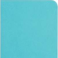 Блокнот BRAUBERG Metropolis X А5 148x218 мм, под кожу, резинка, 80 л, бирюзовый, 111035
