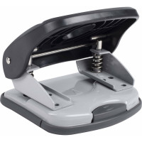 Дырокол BRAUBERG "Original", до 25 листов, черный, 222542