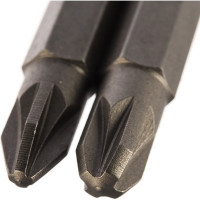 Набор двухсторонних бит №5 (2 шт; 50 мм; Pz2xPz2; Pz1xPz3) Quadro Torsion 490005